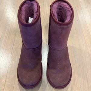 Women's Purple Shearling Ugg Boots